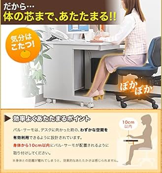 Amazon.co.jp: サンワダイレクト デスク下遠赤外線パネル
